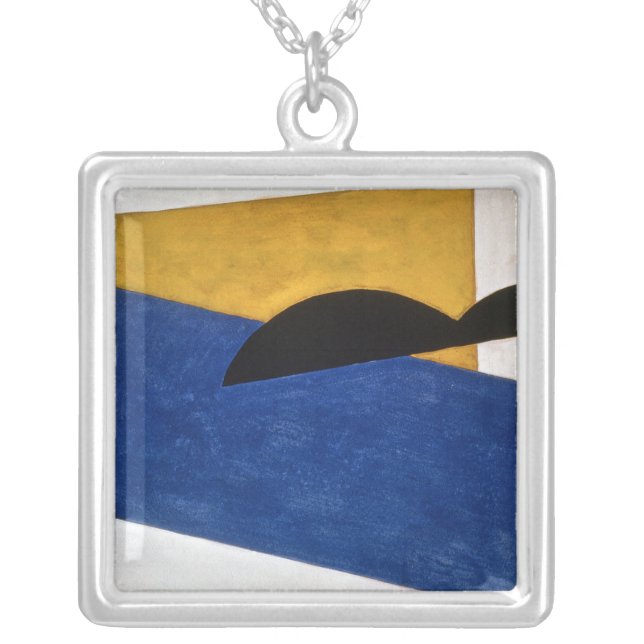 Artistic Architectonics, 1916 Silver Plated Necklace (Front)