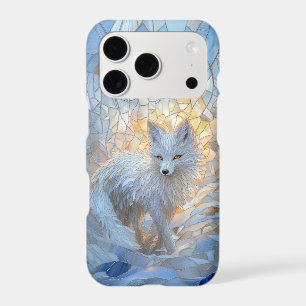 Artistic Arctic Fox Stained Glass Iphone 18 Pro Case