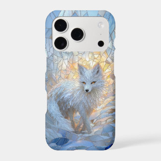 Artistic Arctic Fox Stained Glass Iphone 18 Pro Case