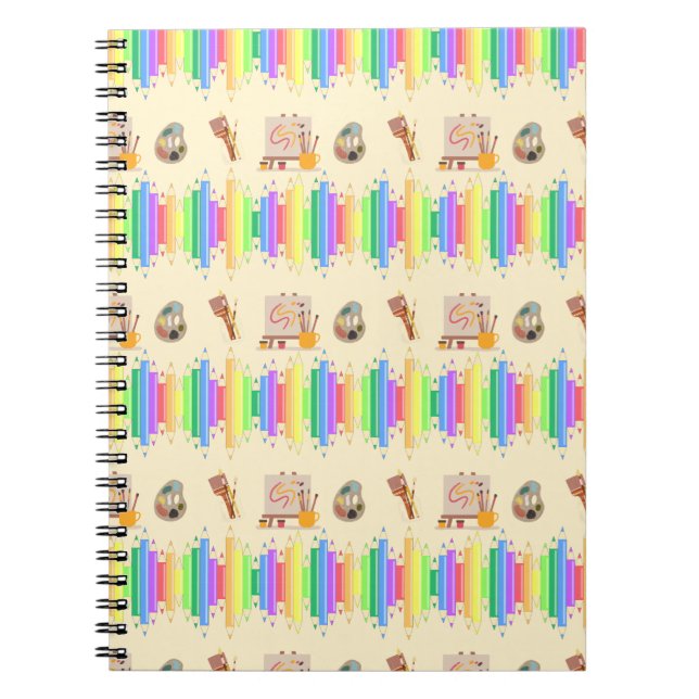 Artistic Artsy  Notebook (Front)
