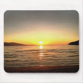 Artistic Autumn Sunset On the Aegean Mouse Pad