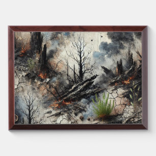 Artistic Award Plaque – Unique Custom Design
