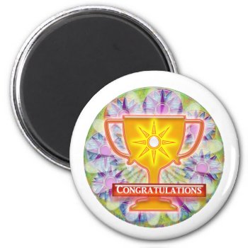Artistic Award : Text Congratulations Magnet by LOWPRICESALES at Zazzle