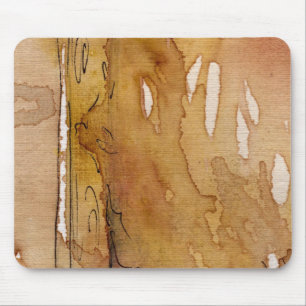 Artistic background watercolor mouse pad