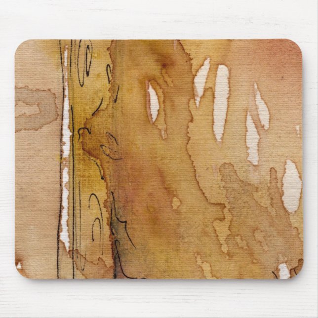 Artistic background watercolor mouse pad (Front)