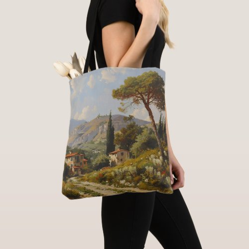 Artistic Bag with Painting Landscape