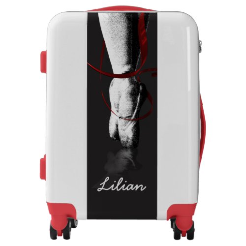 Artistic Ballet Dancer Ballerina Personalized Luggage