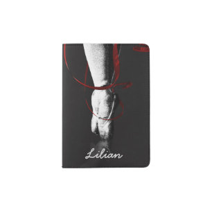 Artistic Ballet Dancer Ballerina Personalized Passport Holder
