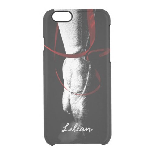 Artistic Ballet Dancer Ballerina Clear iPhone 66S Case