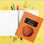 Artistic Basketball Sports Kids Planner<br><div class="desc">Introducing the "Artistic Basketball Sports Kids' Planner, " the perfect organizational tool for young basketball enthusiasts and aspiring athletes! This captivating planner features an artistic hand-drawn basketball against a vibrant orange background. The dynamic and detailed illustration creates an energetic and inspiring cover that will ignite your child's passion for the...</div>