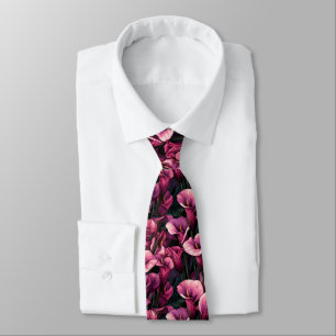 Artistic Birthday Gifts For Dad Calla Lilies Flowe Neck Tie