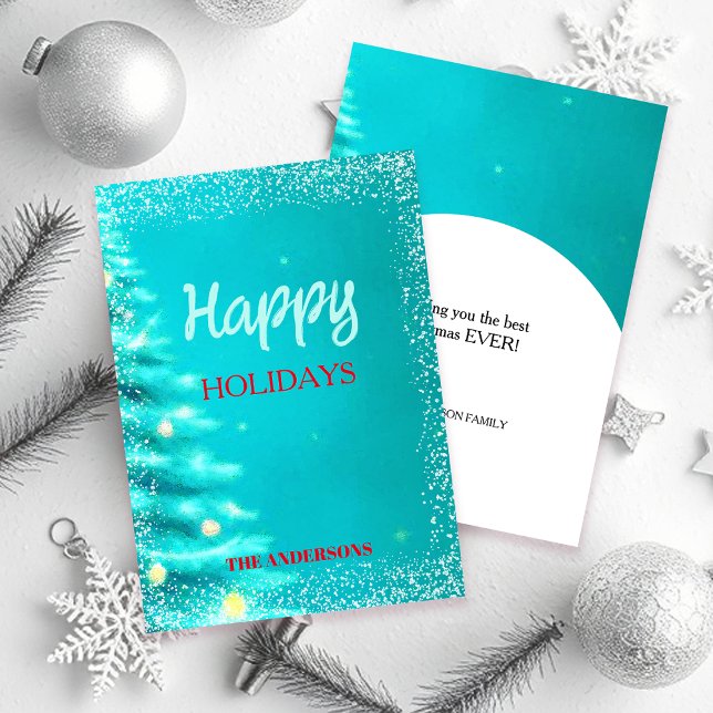 Artistic Blue Holiday Christmas Tree  (Creator Uploaded)