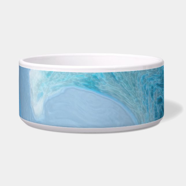 Artistic Blue Wave Bowl (Front)