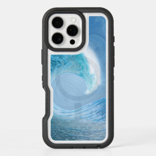 Artistic Blue Wave iPhone 16 Pro Max Case