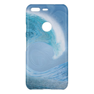 Artistic Blue Wave Uncommon Google Pixel Case