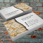 ARTISTIC BRICK &amp; CONCRETE WALL CONSTRUCTION BUSINESS CARD