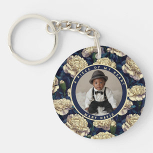 Artistic Bridesmaid Gifts Carnation Floral Keychain