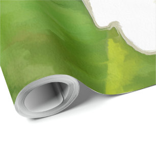 Artistic Bright Colorful White Garden Daisies v5 Wrapping Paper