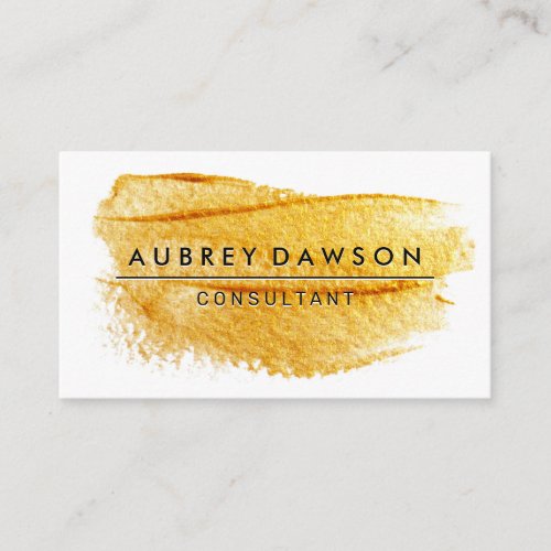 Artistic Brushed Business Card