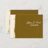 Artistic Brushstrokes Rust Earth-Colors Business Card (Front/Back)