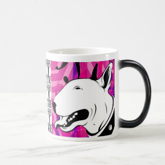 Artistic Bull Terrier Dog Breed Design Color Morph Mug
