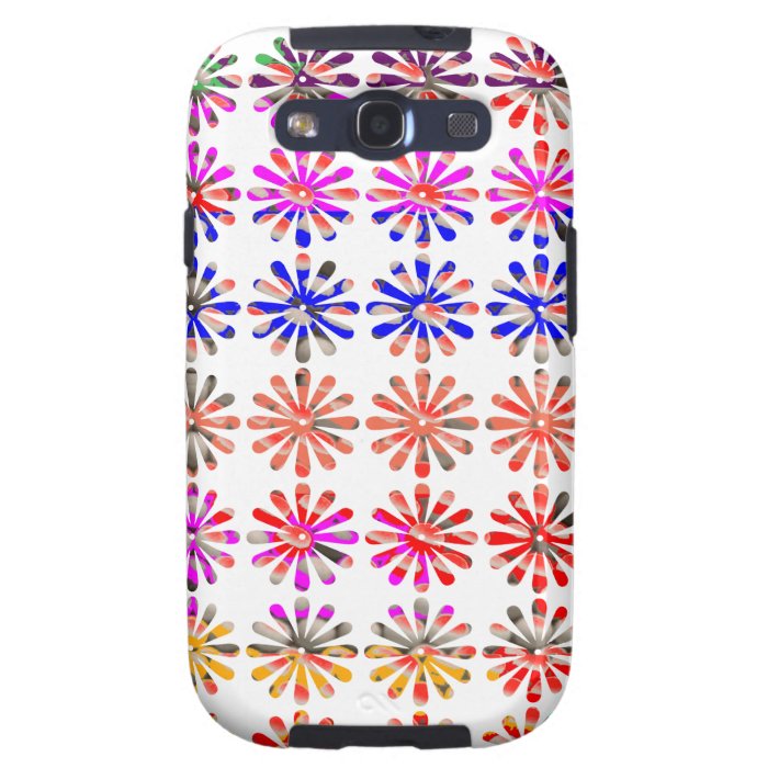 Artistic Bunch of Flowers EACH Painted UNIQUELY Samsung Galaxy SIII Covers