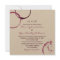 Artistic Burgundy Wine Stain Winery Wedding