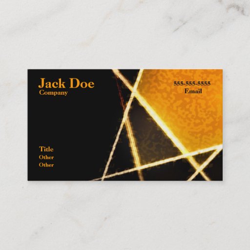 Customizable Artistic business card