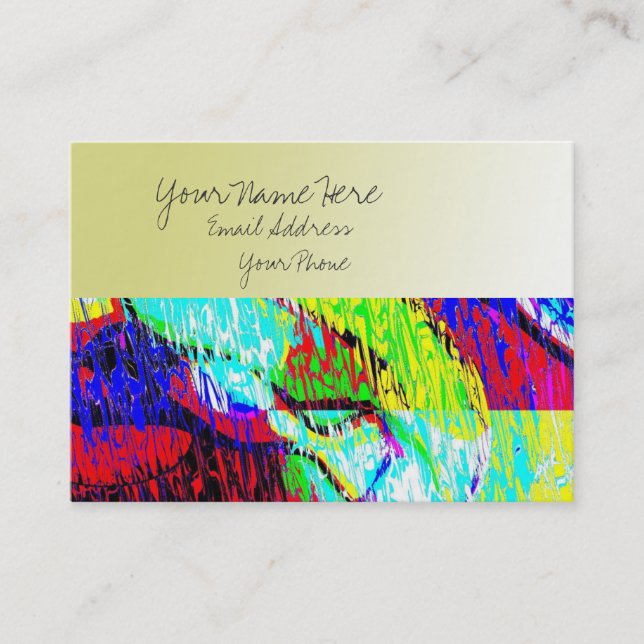 Artistic Business Card (Front)