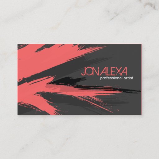 Customizable Artistic Business Card