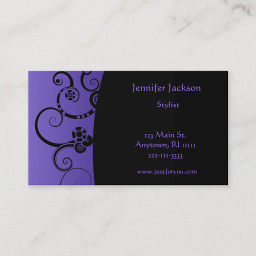 Customizable Artistic Business Cards