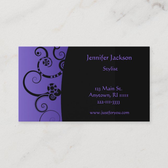 Artistic Business Cards (Front)