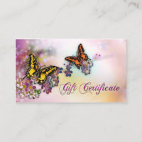 Artistic Butterflies Boutique Gift Certificate
