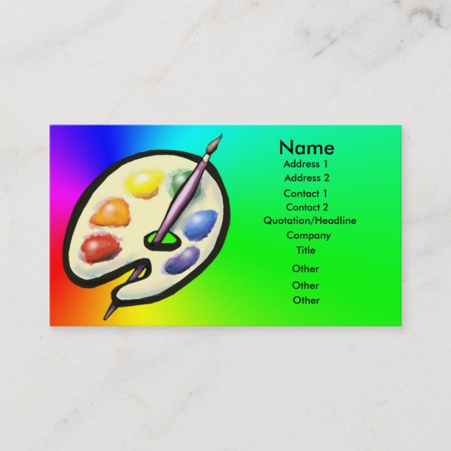 Artistic Card (Front)