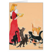 artistic cats greeting/note cards (Front)