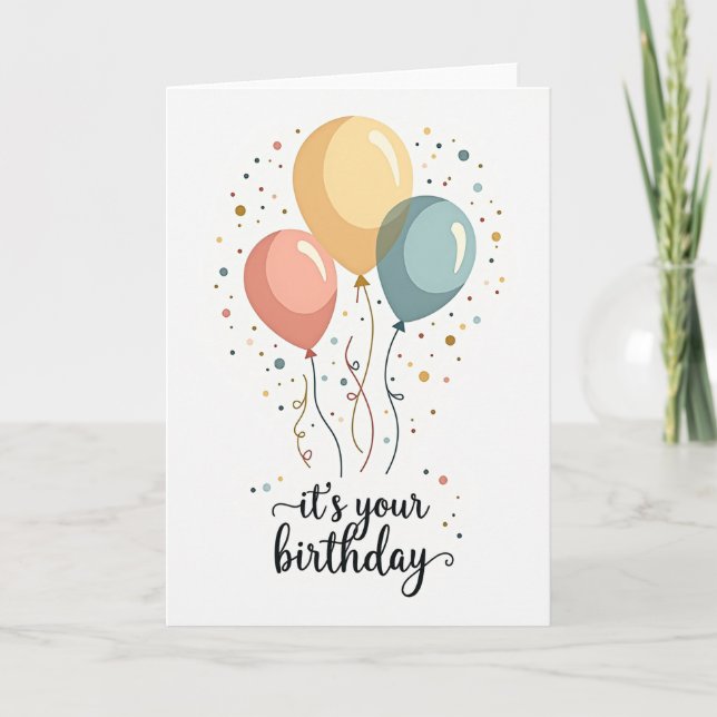 Artistic Celebration Card (Front)