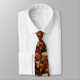 Artistic Christmas Gift For Husband Calla Lilies Neck Tie
