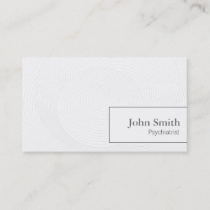 Artistic Circles Psychiatrist Business Card