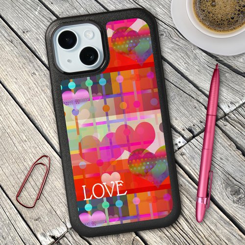 Artistic Colorful Abstract Heart Phone Case