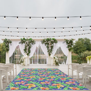 Artistic colorful butterflies hand painting outdoor rug