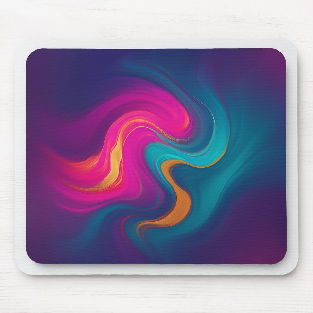 Artistic & Colorful Desk Accessory Mouse Pad (Front)