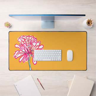 Artistic Colorful Flower Desk Mat