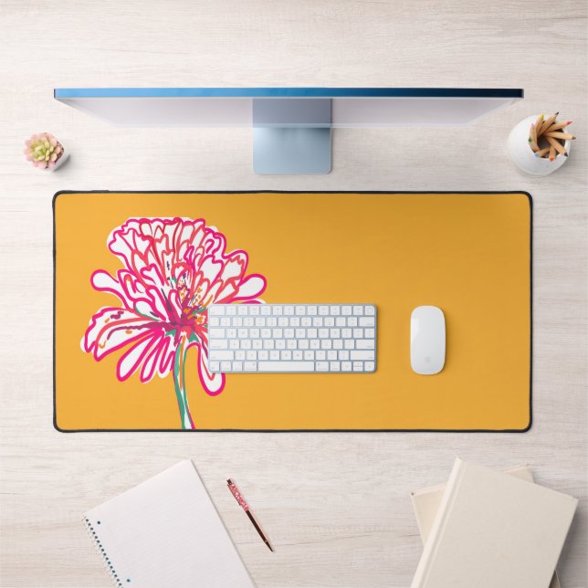 Artistic Colorful Flower  Desk Mat (Office 1)
