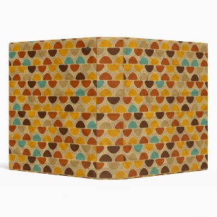 Artistic Colorful Geometric Illustration – Modern  3 Ring Binder