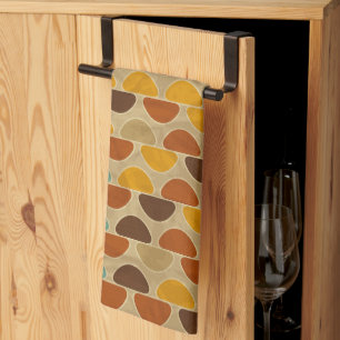 Artistic Colorful Geometric Illustration – Modern Kitchen Towel