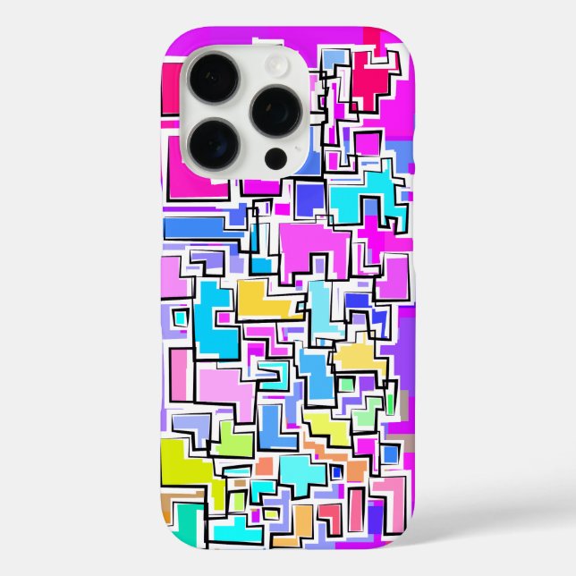 Artistic Colorful Pattern Design  Case-Mate iPhone Case (Back)