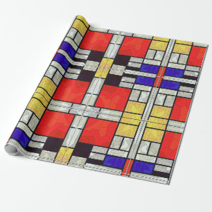 artistic colorful piece wrapping paper