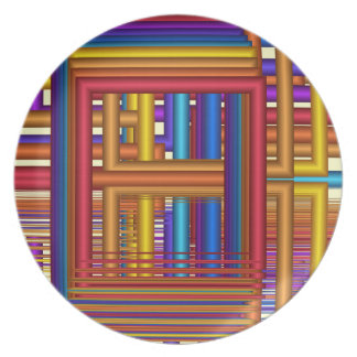 Geometric Shapes Plates | Zazzle