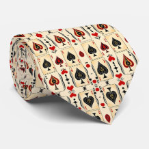 Artistic Colorful Playing Cards Pattern