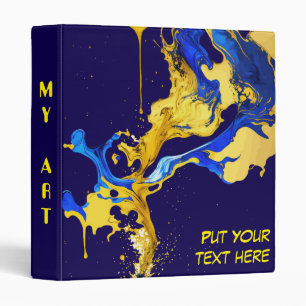 Artistic colorful teacher decorator art 3 ring binder